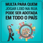 PROJETO QUE PUNE COM  MULTA QUEM JOGAR LIXO NA RUA FOI APROVADO PELO SENADO - Câmara de Vereadores de Canguçu