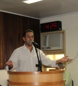 VER.JOÃO DURÃO(PDT) SOLICITA PARA QUE SEJA VOTADO HOJE(19/03) O PROJETO QUE ESTABELECE CUMPRIMENTO DE HORÁRIO POR PARTE DOS VEREADORES - Câmara de Vereadores de Canguçu