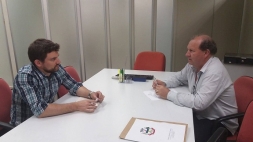 Em agenda na capital Vereador esteve na CEEE e Secretaria de Agricultura - Câmara de vereadores de Canguçu