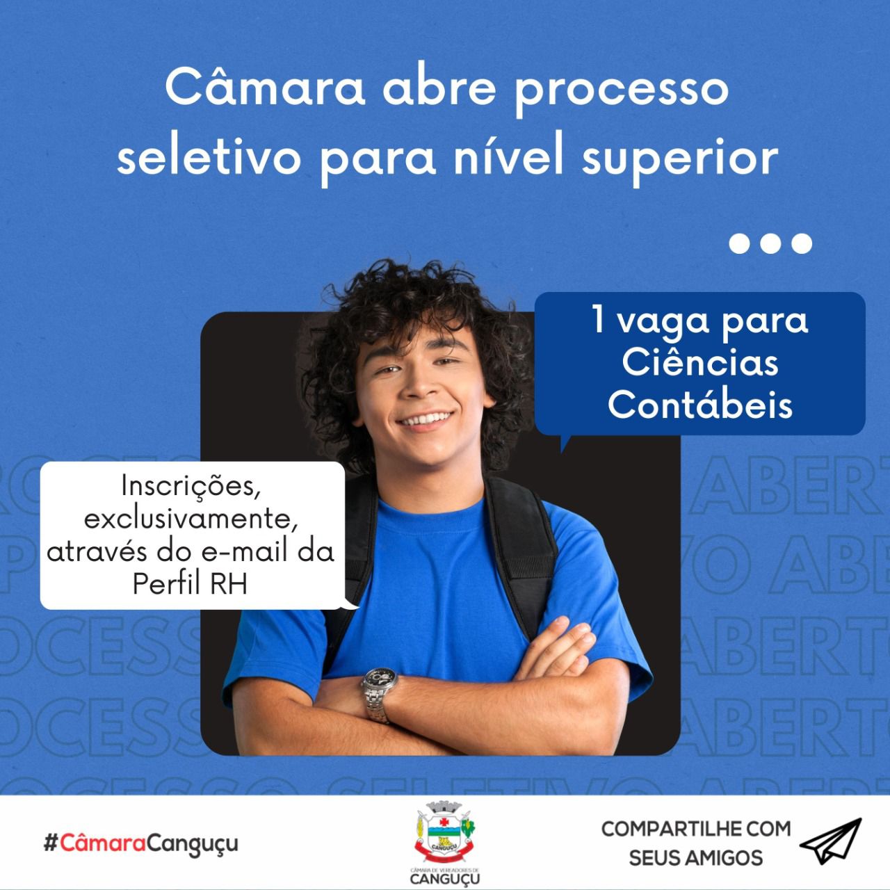 Câmara de Canguçu abre processo seletivo para estagiários - Câmara de Vereadores de Canguçu