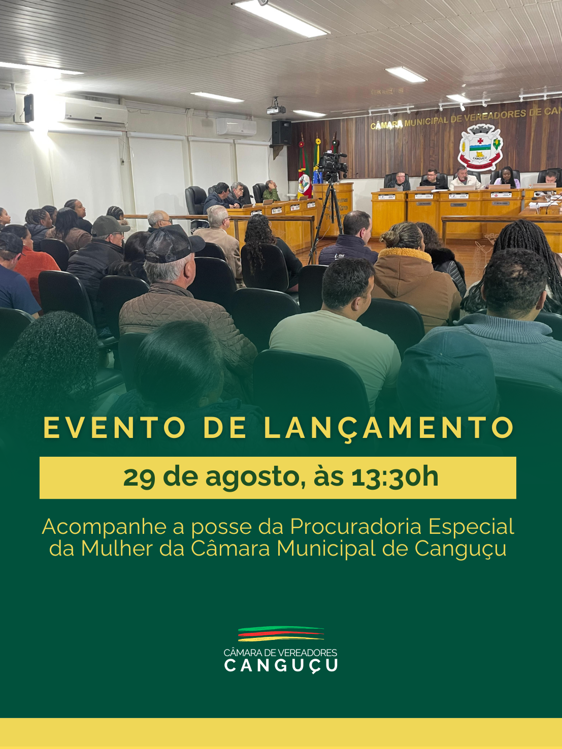 Câmara Municipal lança Procuradoria Especial da Mulher em Canguçu - Câmara de Vereadores de Canguçu