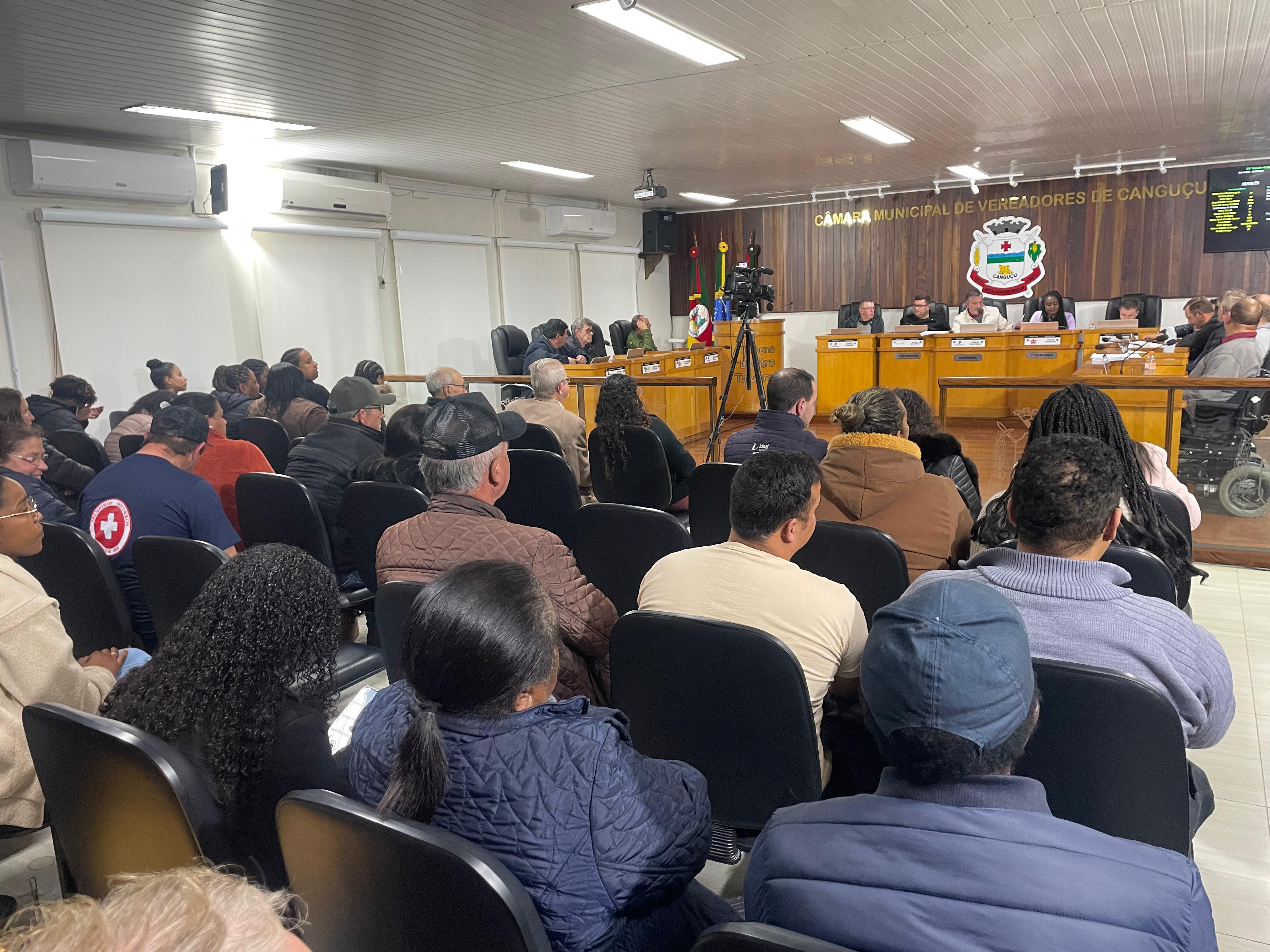 Sessão da Câmara de Canguçu analisa 54 matérias, entre projetos de lei e moções - Câmara de Vereadores de Canguçu