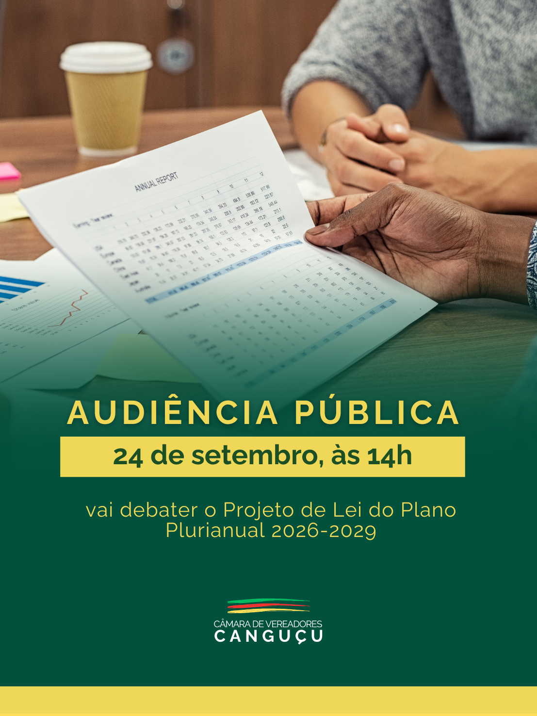 Câmara realiza audiência sobre Projeto de Lei do Plano Plurianual - Câmara de Vereadores de Canguçu