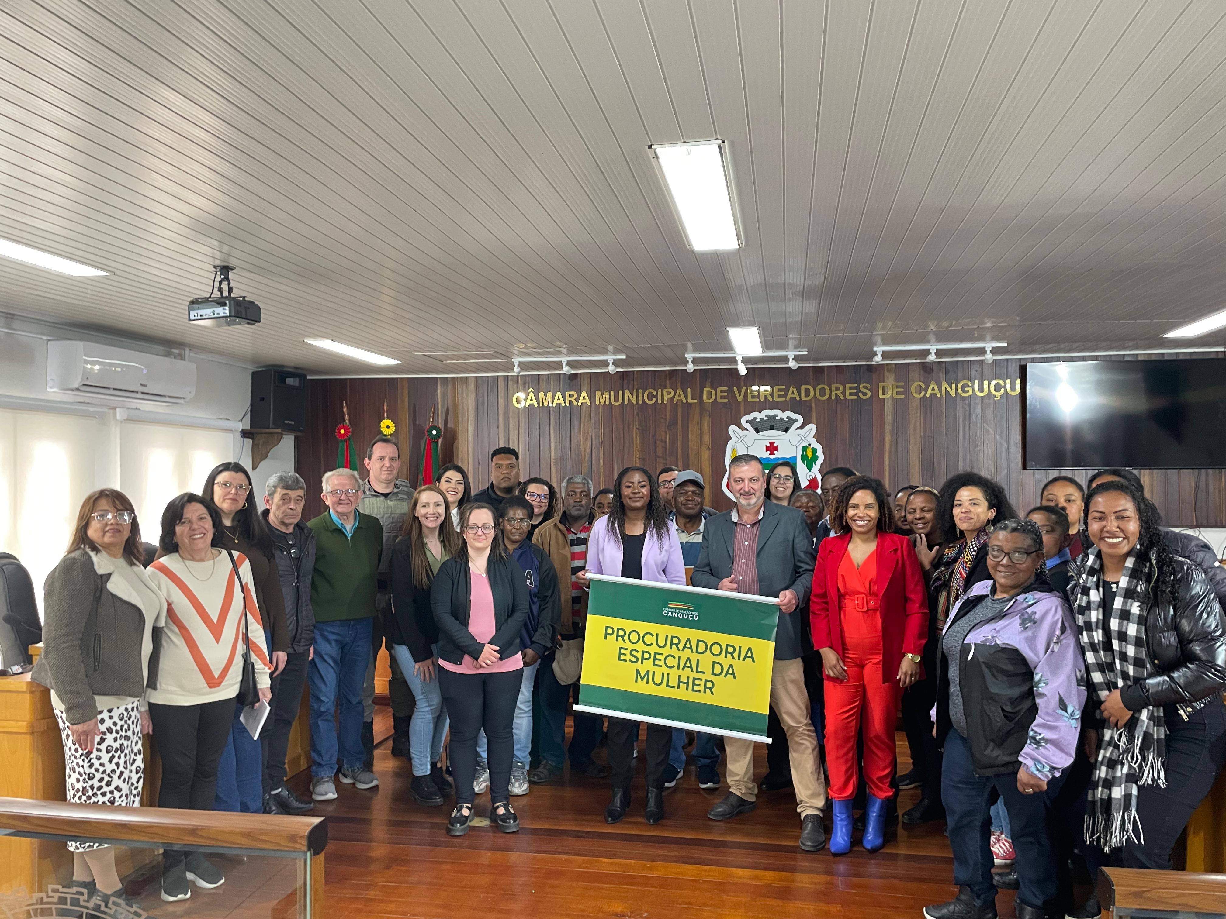 Câmara realiza evento de lançamento da Procuradoria da Mulher - Câmara de Vereadores de Canguçu