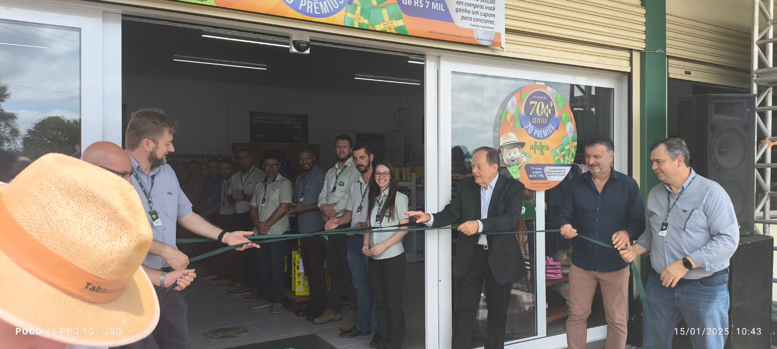 Câmara Municipal prestigia inauguração da loja agrícola da Afubra em Canguçu - Câmara de vereadores de Canguçu