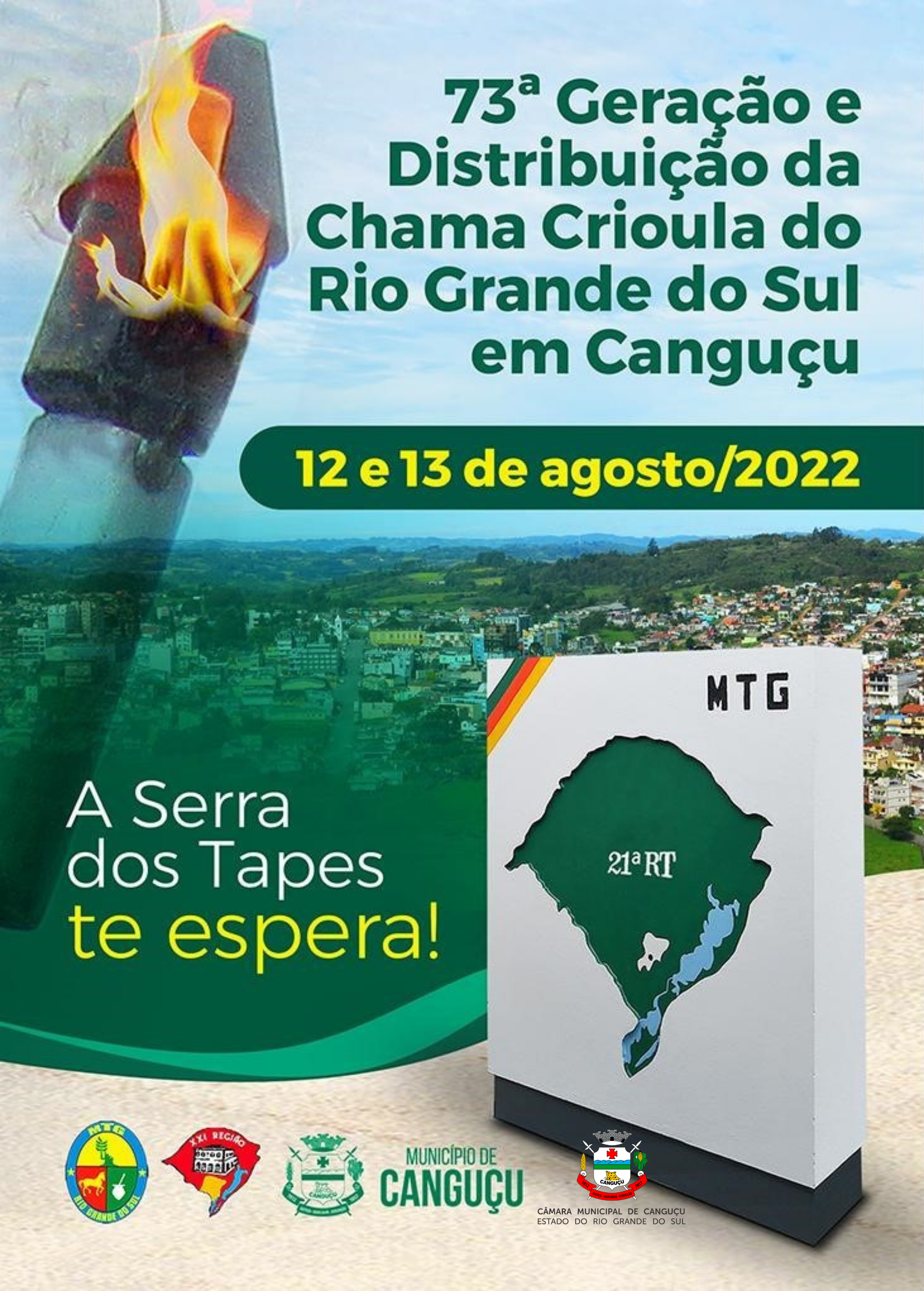 Chama Crioula terá 73ª Geração e Distribuição em Canguçu - Câmara de Vereadores de Canguçu