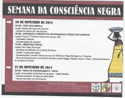 PRESIDENTE DA CÂMARA VER. ARION BRAGA CONFIRMA PRESENÇA NA FESTA DE ENCERRAMENTO DA SEMANA DA CONSCIÊNCIA NEGRA - Câmara de vereadores de Canguçu