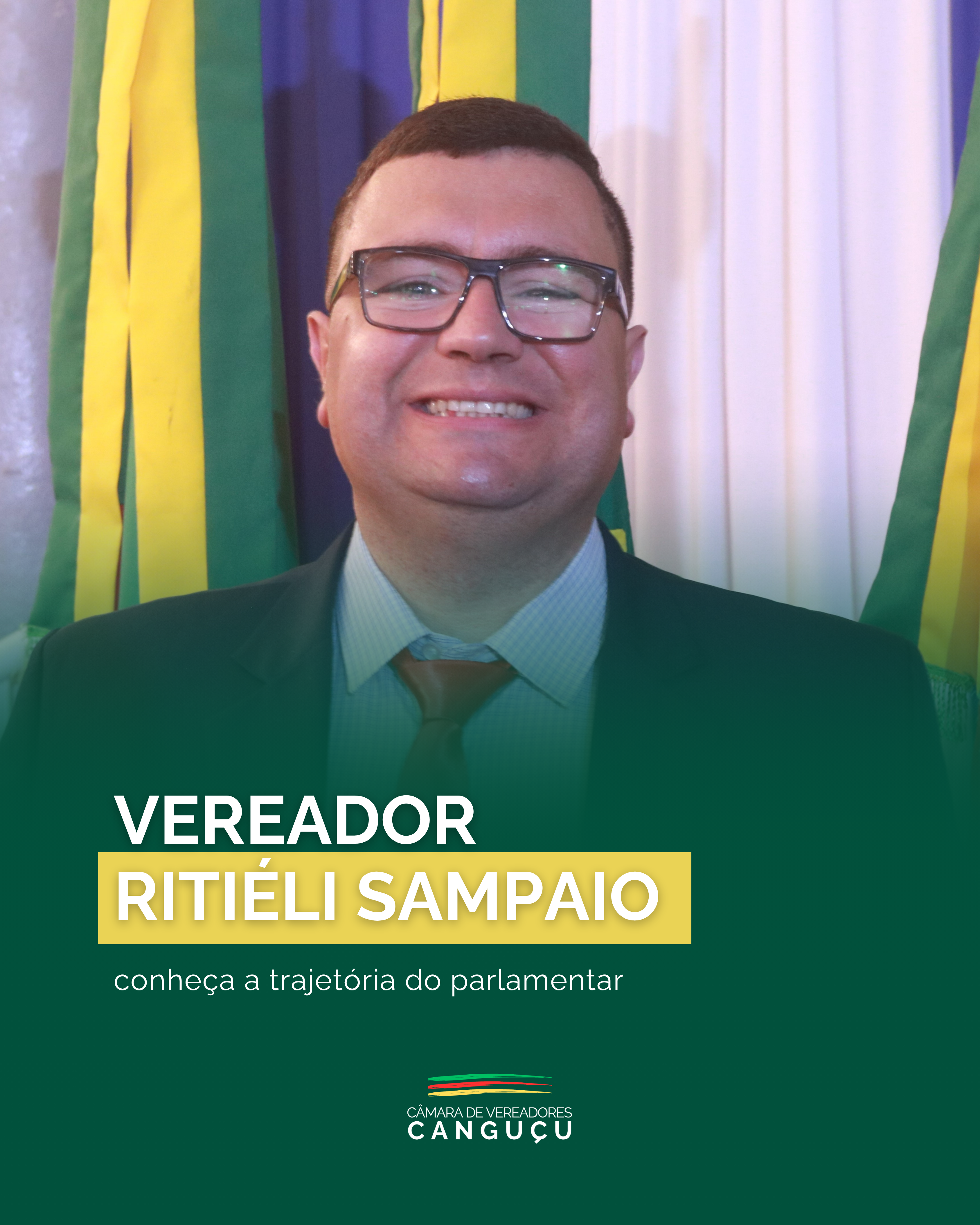 Legislativo canguçuense: conheça a trajetória do vereador Ritieli Sampaio - Câmara de Vereadores de Canguçu
