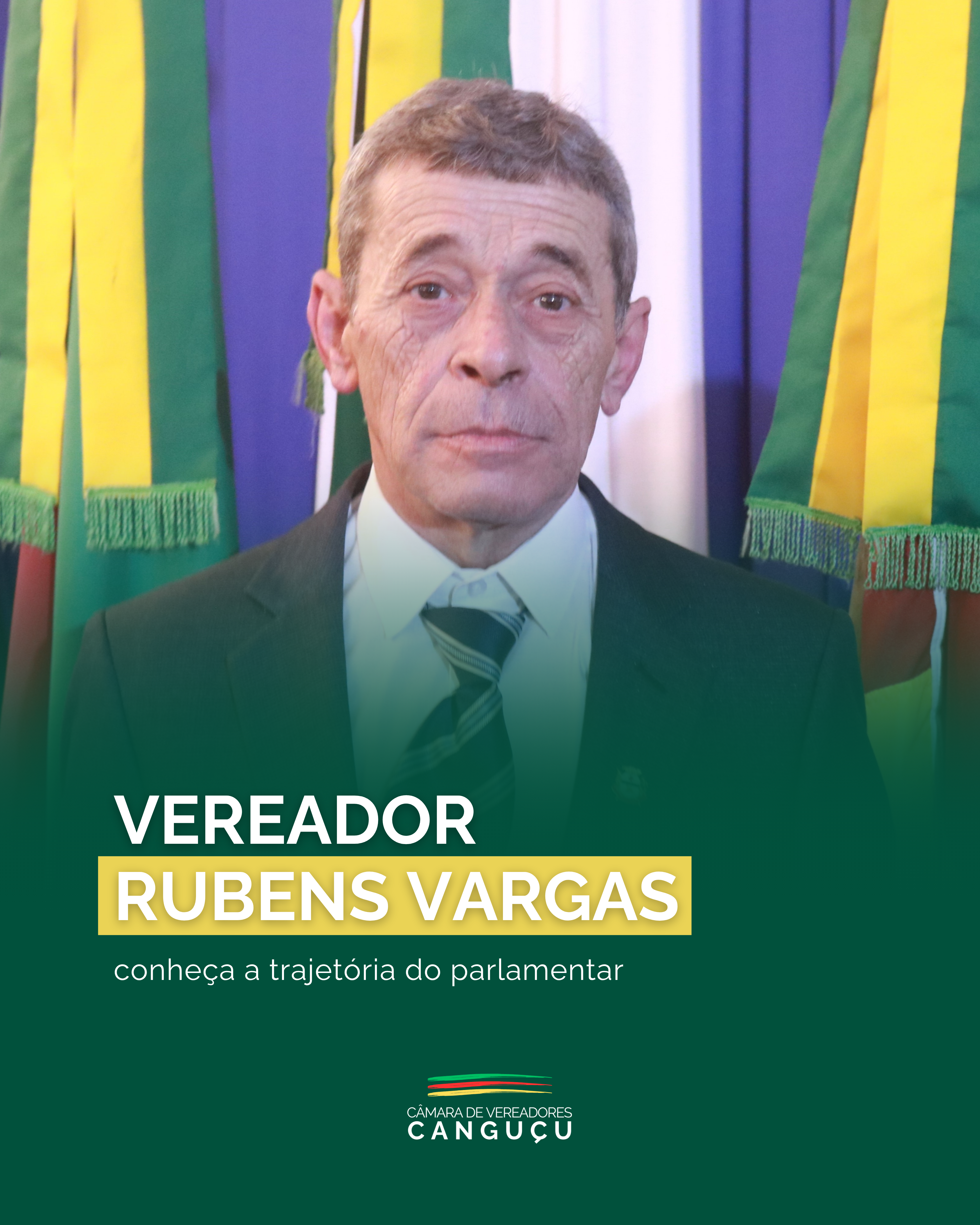 Legislativo canguçuense: conheça a trajetória do vereador Rubens Vargas - Câmara de Vereadores de Canguçu