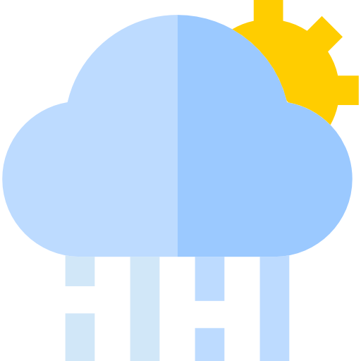 Previsão para amanhã: Sol com muitas nuvens e períodos de céu nublado. Noite com pancadas de chuva. - Mínima de 15C° e  máxima de 20C°